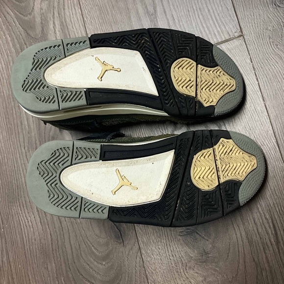 Air Jordan 4 Retro SE Craft GS ‘Olive’ Size 4Y - Picture 5 of 7